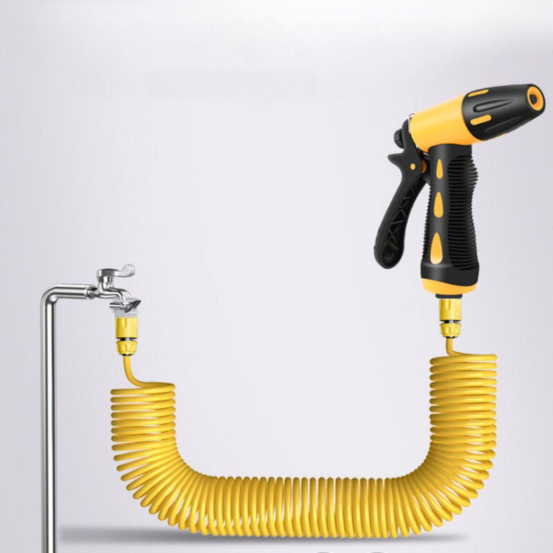 High-Pressure Telescopic Water Hose Set for Efficient Car Washing