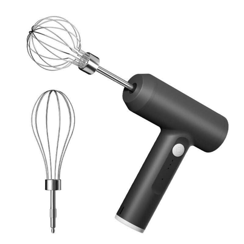 Wireless Electric Food Mixer Portable 3 Speeds Egg Beater